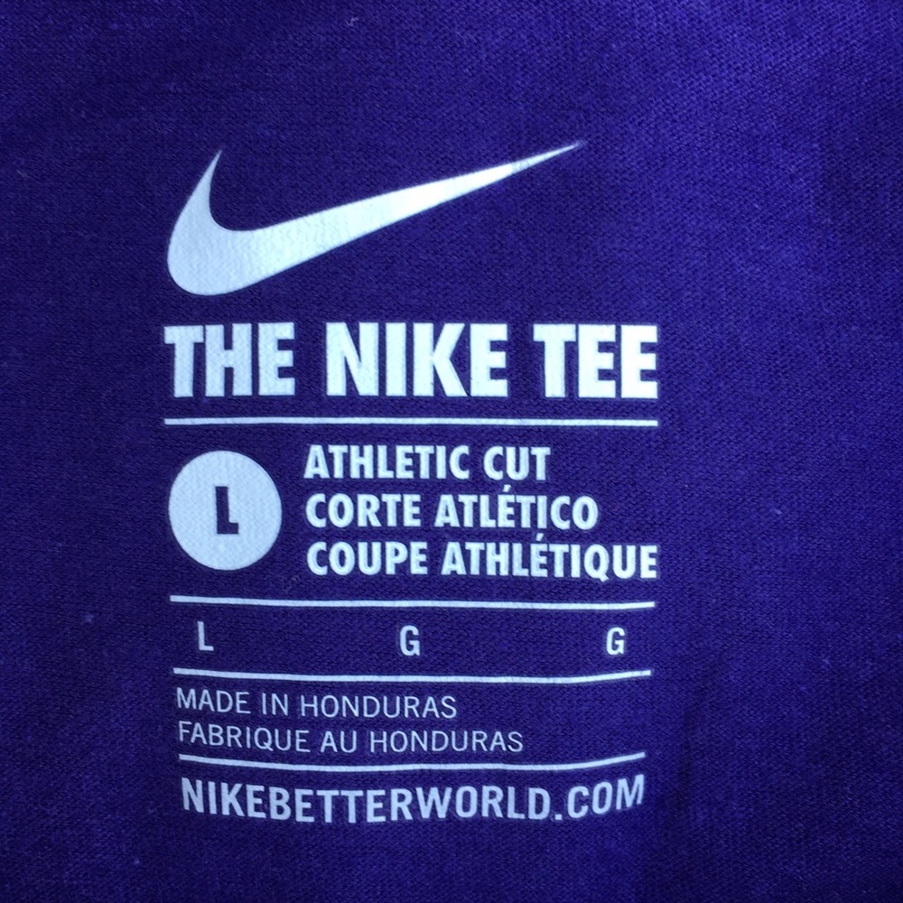 Nike Purple Long-sleeve NWT Shirt - Picture 3 of 5